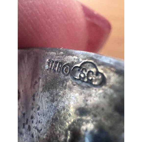 Sterling Silver Pink Shell Teardrop Earrings With Fan Detail - Picture 5 of 7